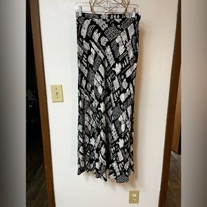 London Print Maxi Skirt